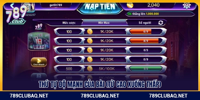 Liêng 789Club – Game Bài Tố Nhanh Đấu Trí Cực Căng - WIN782.SBS