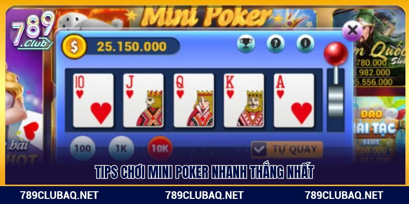 Mini Poker 789club – Slot Mini Dễ Chơi Dễ Bắt Nhịp - WIN782.SBS